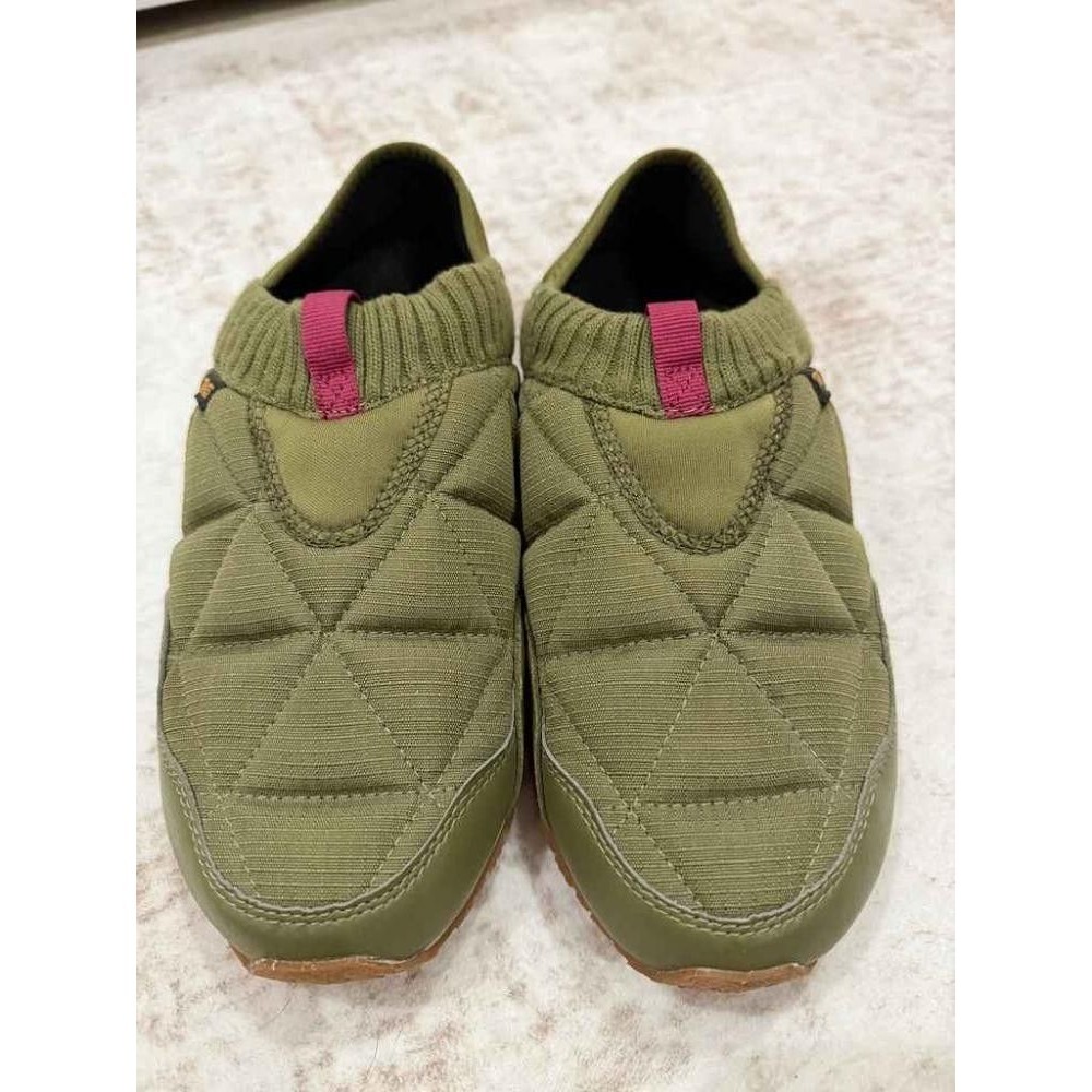 Teva ReEmber Quilted Olive Green Slip On Mocs 8